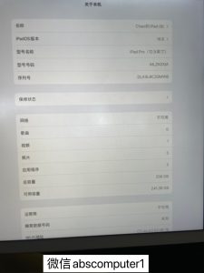 iPad Pro 12.9in 256g WiFi + cellular A1652 gold